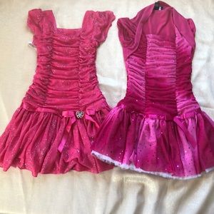 Amy wear size 6/6X little girls pink dresses
